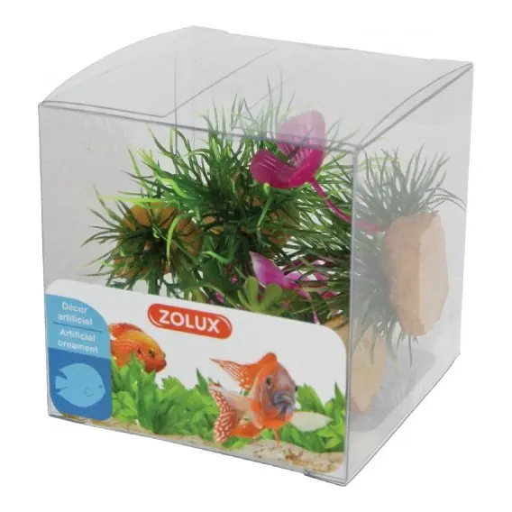 Bestseller ZOLUX Dekoracje roślinne mix x 4 szt. zestaw 1 (352134)